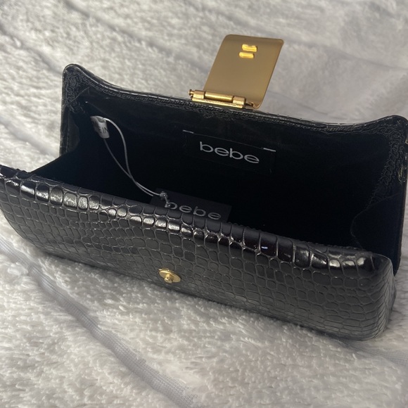 New Bebe Croc Case Clutch - Picture 2 of 4